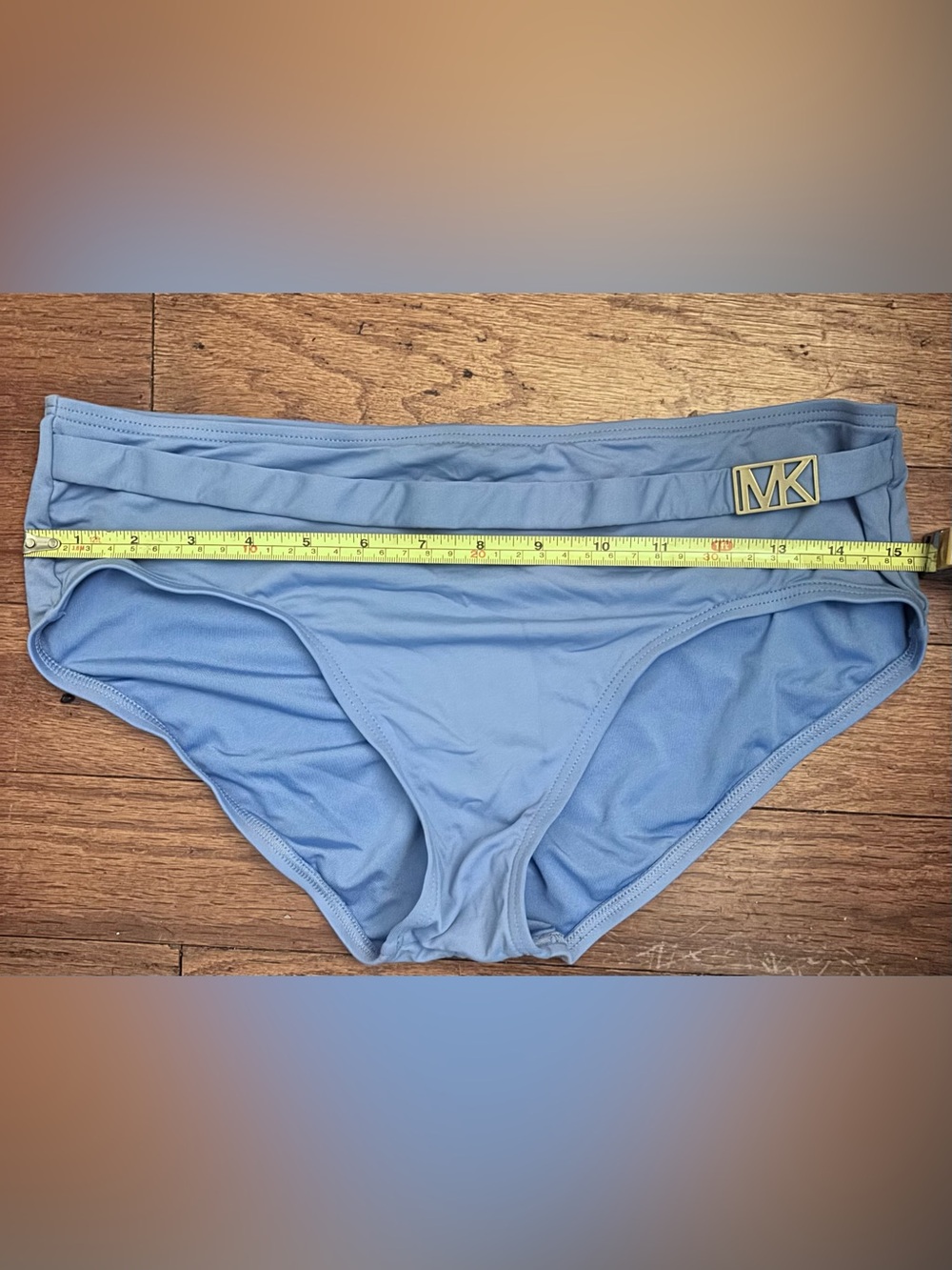 Michael Kors Light Blue Two-Piece Bandeau Swim Bikini Set - Picture 7 of 9